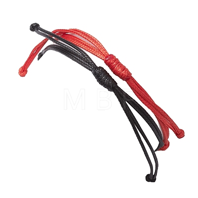 2Pcs 2 Style YinYang Alloy Link Bracelets Set BJEW-JB10175-1