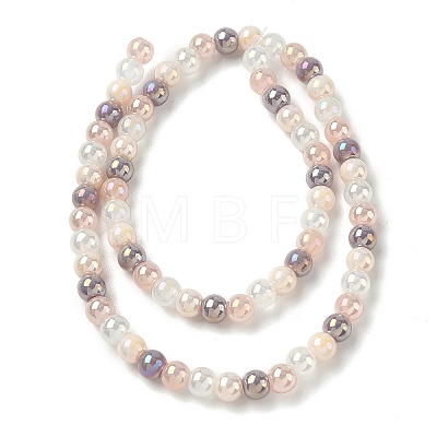 Electroplate & Gradient Color Glass Beads Strands LAMP-M023-03-02-1