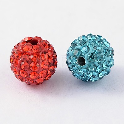 Grade A Rhinestone Pave Disco Ball Beads RB-Q103-M-1