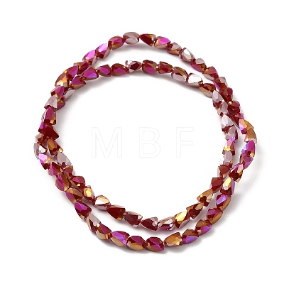 Electroplate Glass Beads Strands EGLA-I017-02-AB02-1