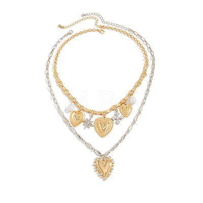 Alloy Iron Rhinestone Necklaces Set WG4BFA9-03-1