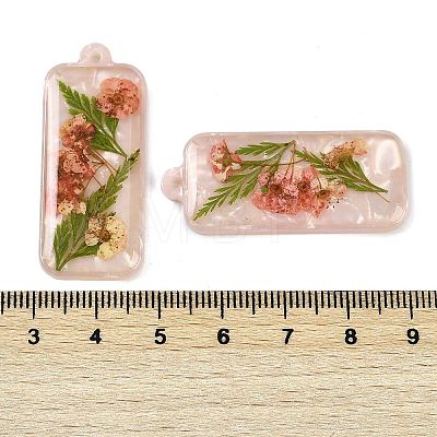 Epoxy Resin Pendants RESI-S09-01F-RS-1