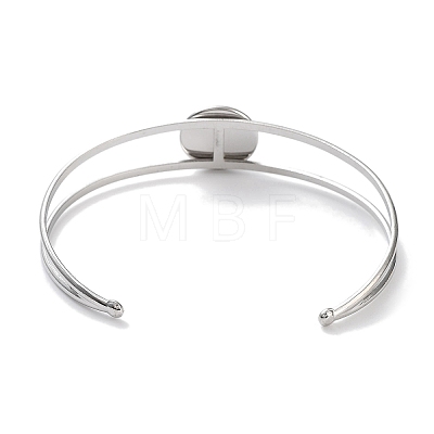 Non-Tarnish 304 Stainless Steel Bracelets Setting Making BJEW-B090-03A-P-1