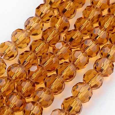 Transparent Glass Bead Strands X-GLAA-G013-8mm-65-1