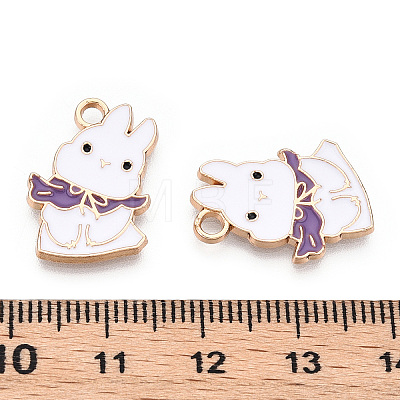 Alloy Enamel Pendants PALLOY-N170-035A-NR-1