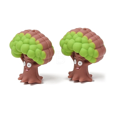 Food Grade Eco-Friendly Silicone Focal Beads SL-CBAECCD-02B-1