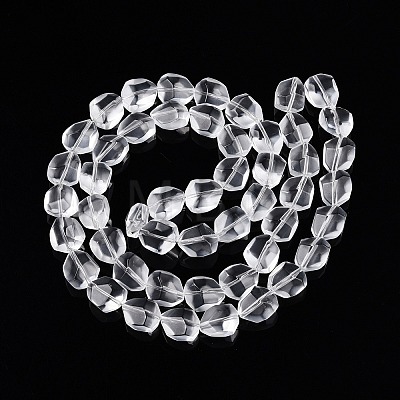 Frosted Glass Beads Strands GLAA-T023-30C-1