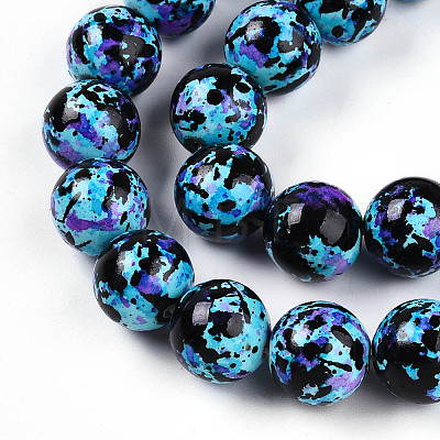 Synthetic Turquoise Beads Strands TURQ-T004-08A-02-1