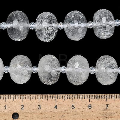 Natural Quartz Crystal Beads Strands G-L642-I02-18x13mm-1