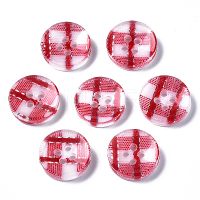 Resin Buttons X-BUTT-N017-01E-1