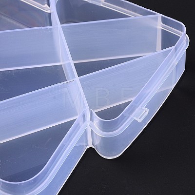 10 Grids Transparent Plastic Box CON-B009-07-1