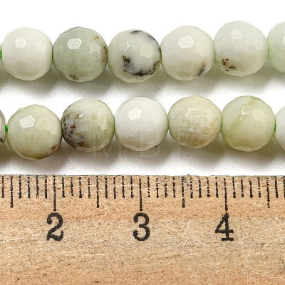 Natural Dendritic Jasper Beads Strands G-E571-A05-01-1