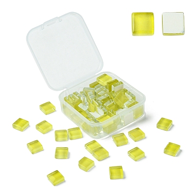 60Pcs Transparent Glass Cabochons GLAA-YW0003-65-02-1