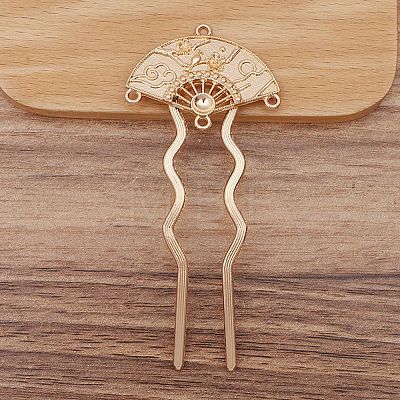 Ancient Style Alloy with Iron Hair Fork Finding PW-WG5E3DD-03-1