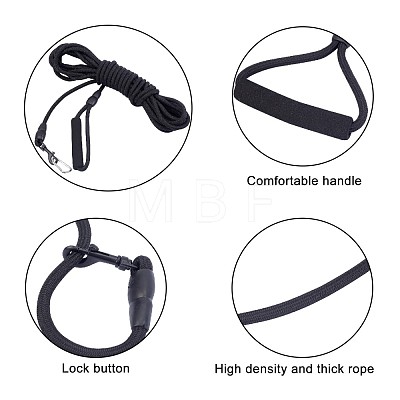 Nylon Dog Leash Slip Rope AJEW-WH0016-83A-1