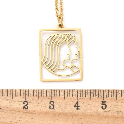 304 Stainless Steel Necklace LS-NJEW-D330-01G-03-1