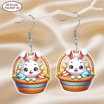 Easter Acrylic Dangle Earrings FS-WG50DE5-01-1
