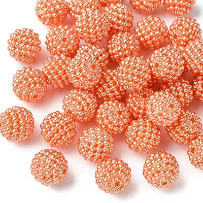 Imitation Pearl Acrylic Beads OACR-FS0001-45A-1