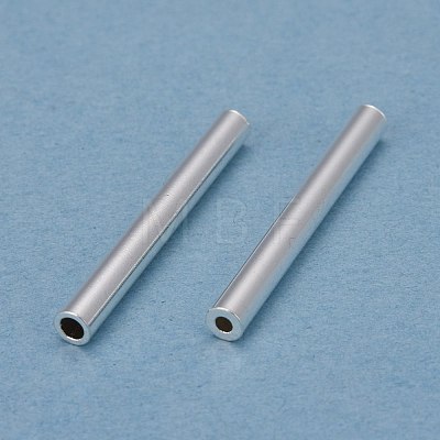 304 Stainless Steel Tube Beads STAS-O098-07S-01-1
