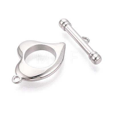 6Pcs Brass Toggle Clasps KK-T073-44P-1