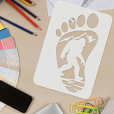 PET Hollow out Drawing Painting Stencils Sets DIY-WH0172-828-1