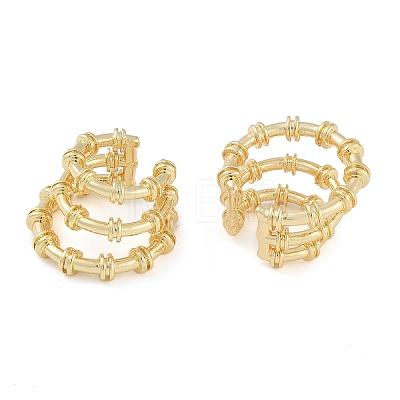 Brass Cuff Earring for Women EJEW-S225-14G-01-1