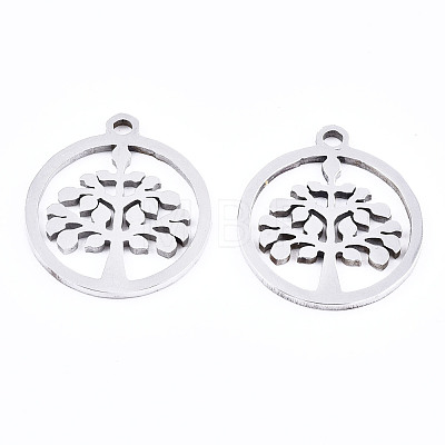 Non-Tarnish 201 Stainless Steel Pendants STAS-T044-189P-1