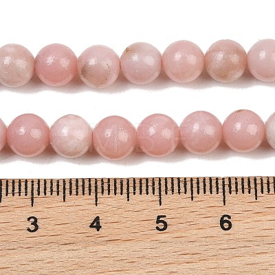 Natural Pink Opal Beads Strands GG-CBAA3AB-04-6mm-1