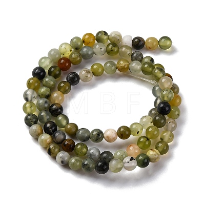 Natural New Jade Beads Strands X-G-F591-16-5MM-1