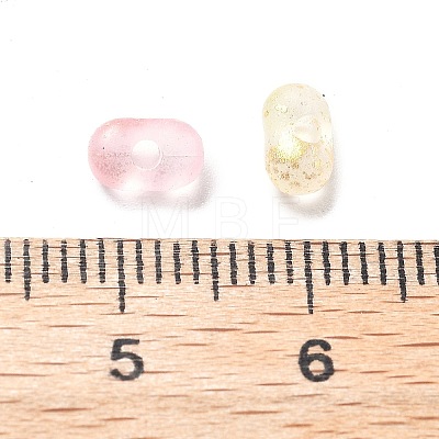 Gradient Color Transparent Frosted Acrylic Beads X1-OACR-M023-06D-1