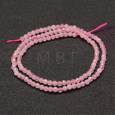 Natural Rose Quartz Beads Strands G-F460-35-1
