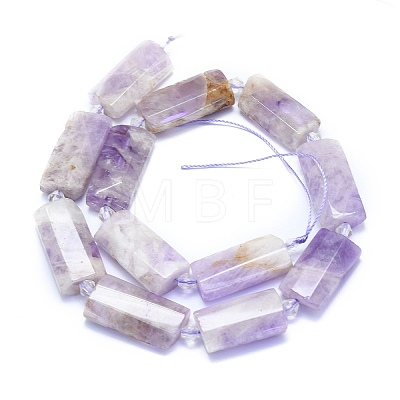 Natural Amethyst Beads Strands G-E530-16R-1