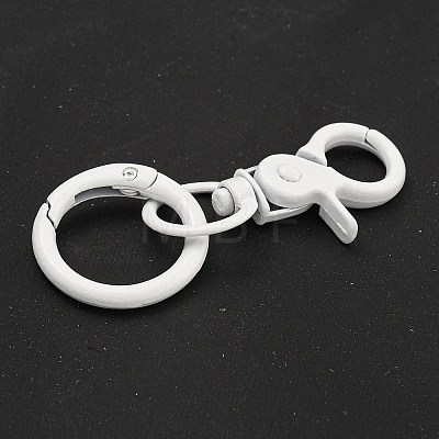 Spray Painted Alloy Split Key Rings FIND-B044-01B-1