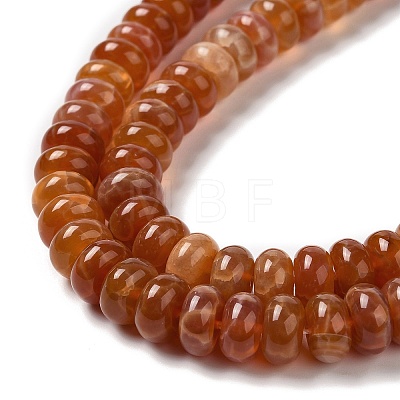 Natural Fire Crackle Agate Beads Strands G-G0004-A01-C-1