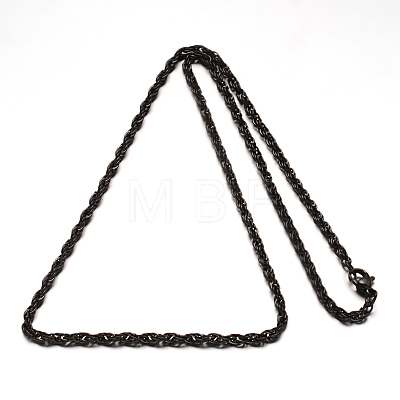 304 Stainless Steel Rope Chain  Necklaces STAS-L164-02B-1