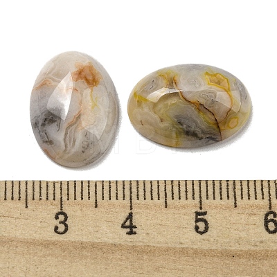 Natural Crazy Agate Cabochons G-C115-01A-33-1