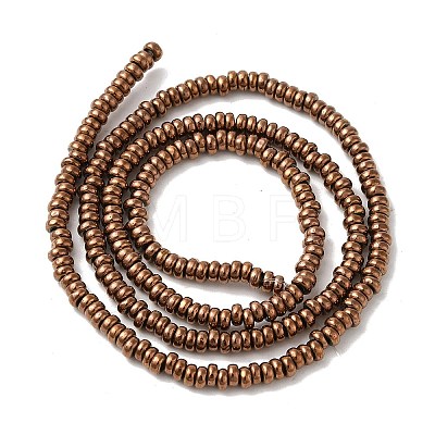 Electroplated Synthetic Non-magnetic Hematite Beads Strands G-I364-I01-02B-1