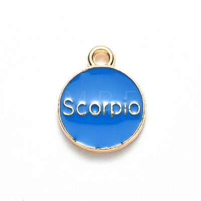 Alloy Enamel Pendants ENAM-S124-01A-02L-1