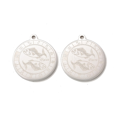 Non-Tarnish 304 Stainless Steel Pendants LS-STAS-A074-03K-P-1