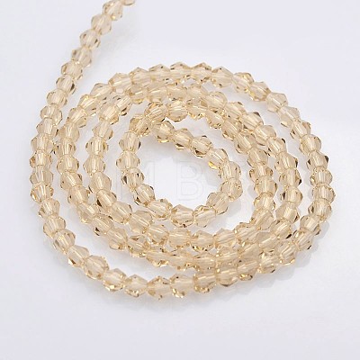 Bicone Glass Beads Strands EGLA-P016-3mm-12-1