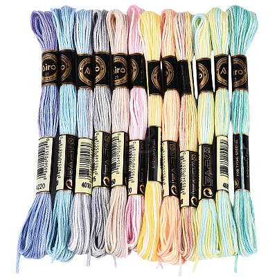 6-Ply Polyester Embroidery Floss OCOR-WH20074-15B-1