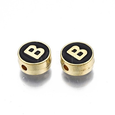 Alloy Enamel Beads ENAM-N052-006-02B-RS-1