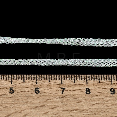 3.5MM Polyester Metallic Cord Braided Cord Necklace Making FB-CBAA152-01P-10-1