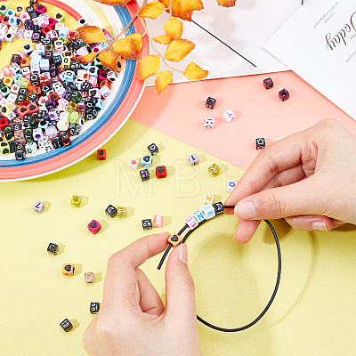 DIY Acrylic Children Bracelets Making Kits DIY-SC0013-03-1