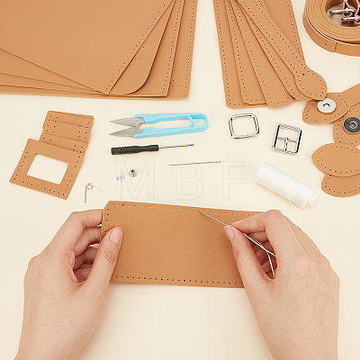 DIY Imitation Leather Sew on Backpack Kits DIY-WH0387-27C-1