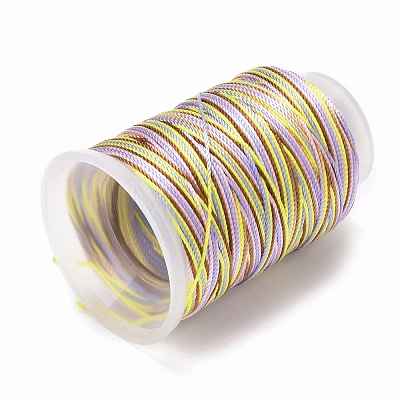 5 Rolls 12-Ply Segment Dyed Polyester Cords WCOR-P001-01B-09-1