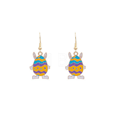 Easter Alloy & Enamel Dangle Earrings FS-WG08BA2-01-1