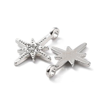 Alloy with Rhinestone Pendants FIND-B028-16P-1