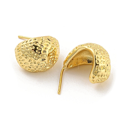 Rack Plating Brass Teardrop Stud Earrings EJEW-K263-21G-1