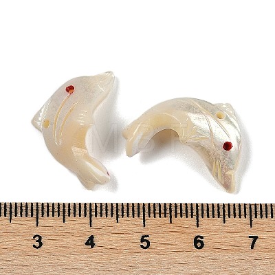 Natural Shell Pendants SHEL-K009-07-1